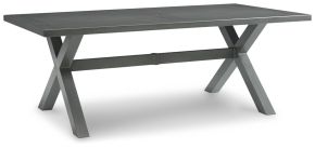 Signature Design by Ashley® P518-625 Elite Park - Gray - Rect Dining Table W/Umb Opt