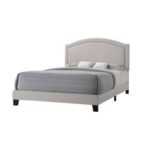 ACME 26340Q Garresso - Queen Bed - Fog Fabric