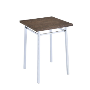 ACME 72595 Nadie - Bar Table - Oak & Chrome