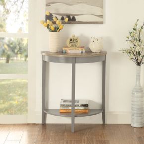 ACME 90161 Justino - Console Table - Natural Oak & Gray