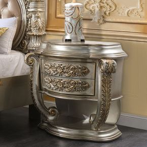 ACME BD01235 Danae - Nightstand - Champagne & Gold
