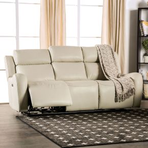 Furniture of America CM9907-SF Barclay - Power Motion Sofa - Beige