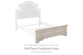 Signature Design by Ashley® B743-84 Realyn - Full Panel Footboard - Chipped White