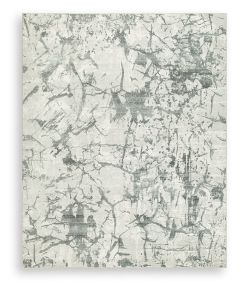 Signature Design by Ashley® R407421 Tobinbury - 8' x 10' Washable Rug - Gray