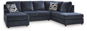 Ashley Furniture 95302S1 Albar Place - 2-Piece Sectional With Laf Sofa Chaise - Cobalt