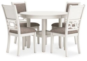 Ashley Furniture D423-225 Erinberg - Dining Room Table Set (Set of 5) - Antique White