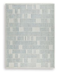 Ashley Furniture R407811 Dylanton - 8' x 10' Rug - Ivory / Blue