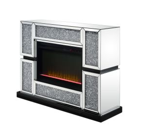 ACME 90660 Noralie - Fireplace - Pearl Silver - 36"