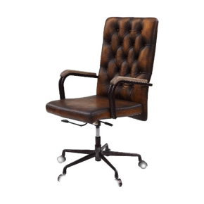 ACME 93175 Noknas - Office Chair - Brown Lether