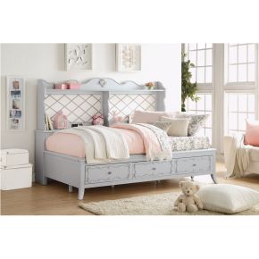 ACME BD02220 Edalene - Twin Daybed With USB & Storage - Gray