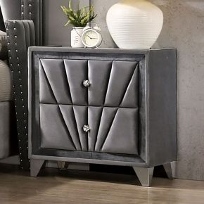 Furniture of America CM7164N Carissa - Nightstand - Gray