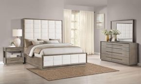 Coaster Fine Furniture 223271KW-S4 Durango - 4 Piece California King Bedroom Set - Washed Oak