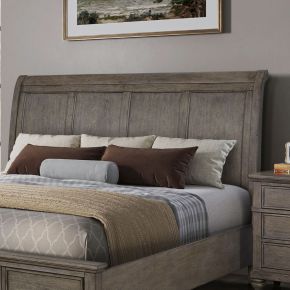 Liberty Furniture 104G-BR21H Twin Lakes - Queen Sleigh Headboard - Gray
