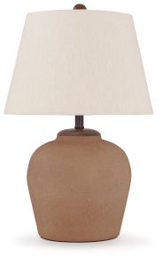 Ashley Furniture L207464 Scantor - Metal Table Lamp - Rust