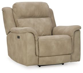 Signature Design by Ashley® 5930213 Next-Gen Durapella - PWR Recliner/Adj Headrest - Sand