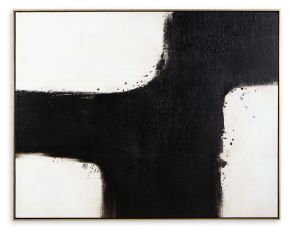 Signature Design by Ashley® A8000352 Reighlea - Wall Art - Black / White