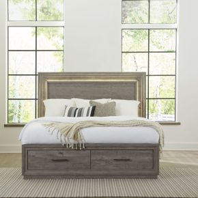 Liberty Furniture 272-BR-KSB Horizons - King Storage Bed - Gray
