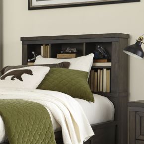 Liberty Furniture 759-BR11B Thornwood Hills - Twin Bookcase Headboard - Dark Brown