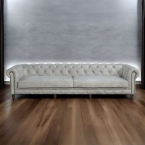 ACME LV02404 Ofer - Sofa - Vintage White Top Grain Leather