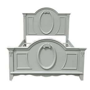 ACME BD02210T Flora - Twin Bed - Gray