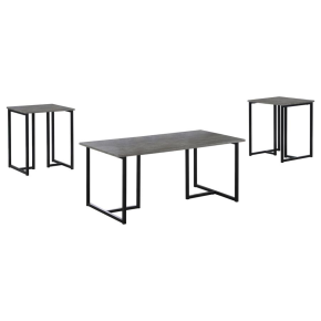 CoasterEveryday 753390 Nyla - 3 Piece Engineered Wood Coffee Table Set Weathered - Gray