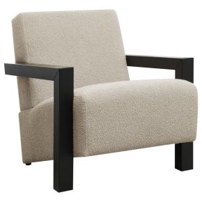 Coaster Fine Furniture 903095 Fitzroy - Boucle Upholstered Accent Arm Chair - Latte