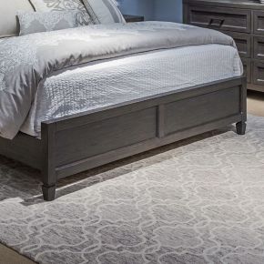 Liberty Furniture 271-BR14 Caruso Heights - Queen Panel Footboard - Aged Whiskey