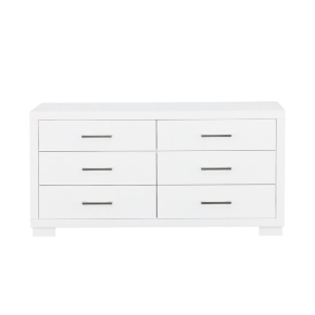 CoasterEssence 202993 Jessica - 6-Drawer Dresser - Cream White