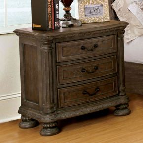 Furniture of America CM7661N Persephone - Nightstand - Rustic Natural