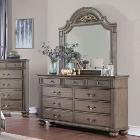Furniture of America CM7129GY-D Syracuse - Dresser - Gray