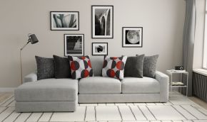 Jackson 4045/73/75-28 Jackson 4045/73/75-28 Arlo - 2 Piece Oversized Sofa Chaise (LSF Chaise) - Oyster