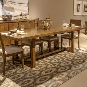 Liberty Furniture 105-T4202 Harmony - Trestle Table Top - Brownstone