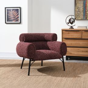 ACME LV04292 Mardi - Chair - Maroon Tweed