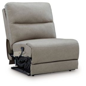 Signature Design by Ashley® PC9920131 Narwhal Place - Power Armless Recliner With Adjustable Headrest - Pebble
