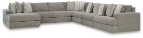 Signature Design by Ashley® 58103S9 Avaliyah - 7-Piece Sectional With Laf Corner Chaise - Ash