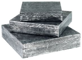 Ashley Furniture A2000491 Ashley Furniture A2000491 Keldy - Box Set (Set of 3) - Antique Pewter Finish