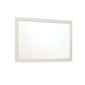 Samuel Lawrence Furniture S916-030 Madison - Beveled Dresser Mirror in a Grey-White Wash Finish - Natural
