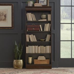 Liberty Furniture 273-HO3072-RTA Brayton Manor - Jr Executive Bookcase - Dark Brown