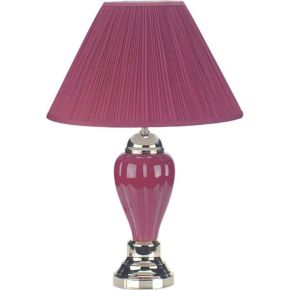 ACME 03330-BG Pottery - Table Lamp (Set of 6) - Burgundy