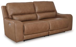 Signature Design by Ashley® PCU6260647 DeepWakes - 2 Seat Power Reclining Sofa Adjustable Headrest - Caramel