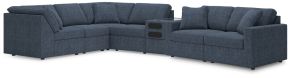Ashley Furniture 92121S75 Ashley Furniture 92121S75 Modmax - 7-Piece Sectional With Audio Console And LAF / RAF Corner Chairs - Ink