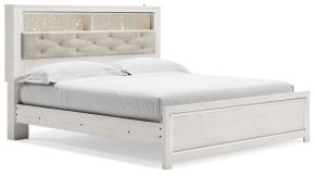 Ashley Furniture B2640B5 Ashley Furniture B2640B5 Altyra - King Panel Bookcase Bed - White