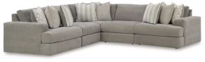 Signature Design by Ashley® 58103S6 Avaliyah - 5-Piece Sectional - Ash
