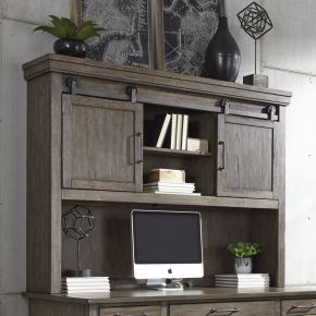 Liberty Furniture 473-HO131 Sonoma Road - Credenza Hutch - Light Brown