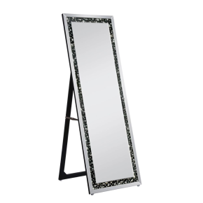 ACME 97158 Noor - Accent Mirror - Mirrored & Faux Gemstones