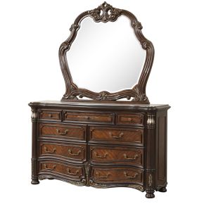 New Classic B2477-060 Bella Notte - Dresser Mirror - Mahogany Brown