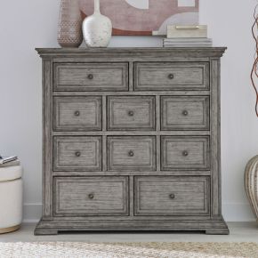 Liberty Furniture 361G-BR32 Big Valley - 10 Drawer Chesser - Gray