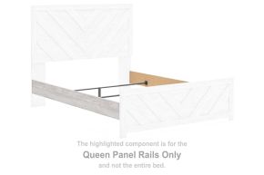 Signature Design by Ashley® B3788-96 Cayboni - Queen Panel Rails - Whitewash