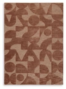 Signature Design by Ashley® R407202 Perrenton - 5' x 7' Rug - Clay