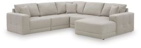 Benchcraft® 18304S7 Benchcraft® 18304S7 Next-Gen Gaucho - 5-Piece Sectional With RAF Corner Chaise - Gray